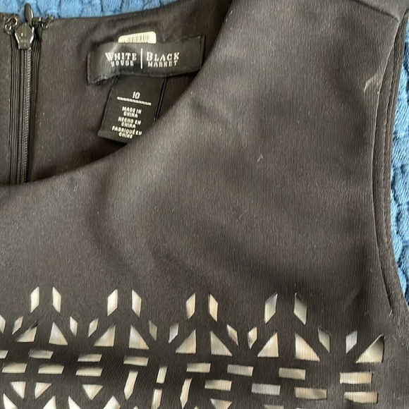 WHBM Laser Cut Dress - Picture 5 of 7